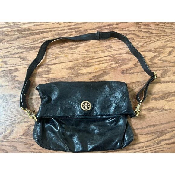 Tory Burch Leather Dena Crossbody Purse Vintage - Picture 1 of 8